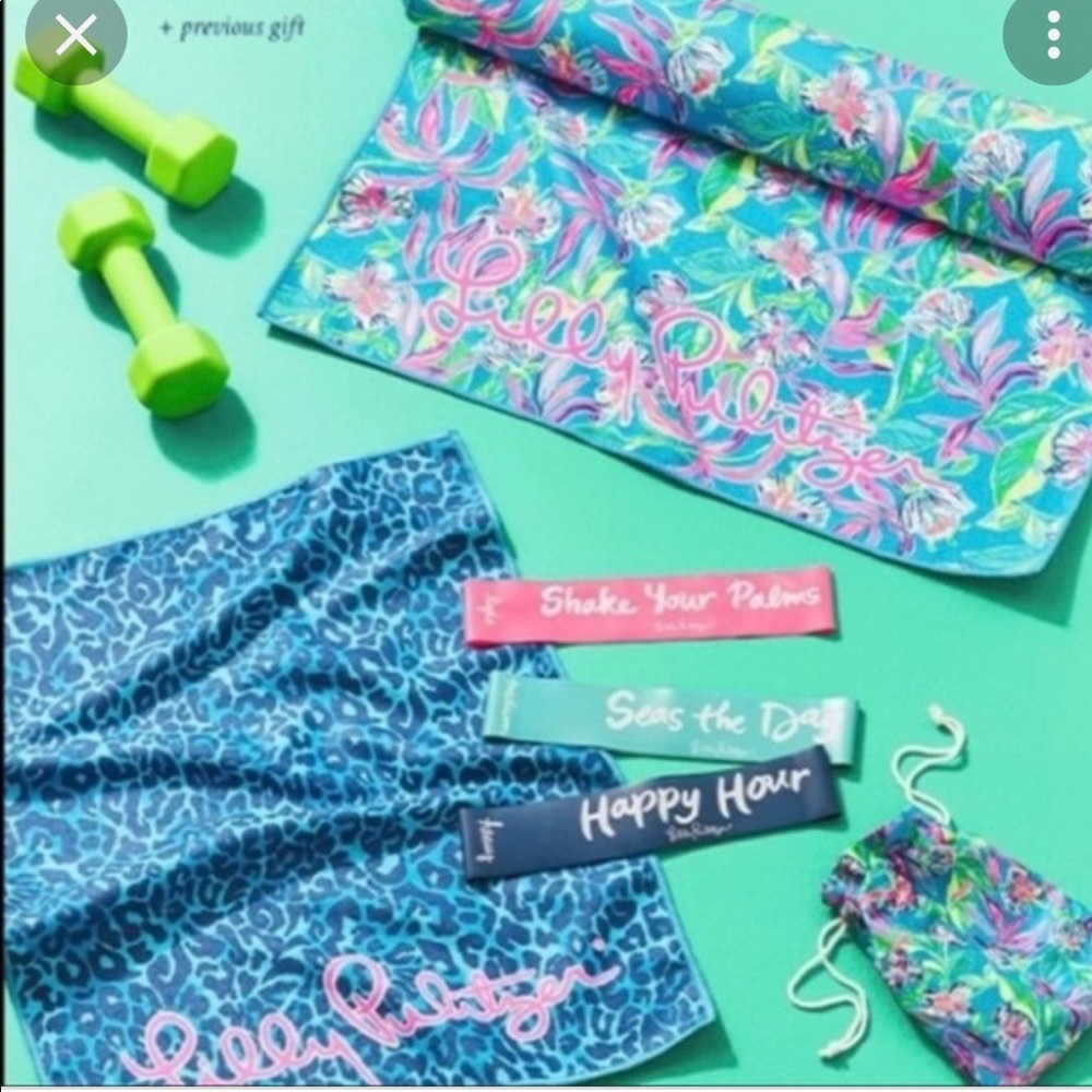 Lilly Pulitzer Resistance Bands Set GWP